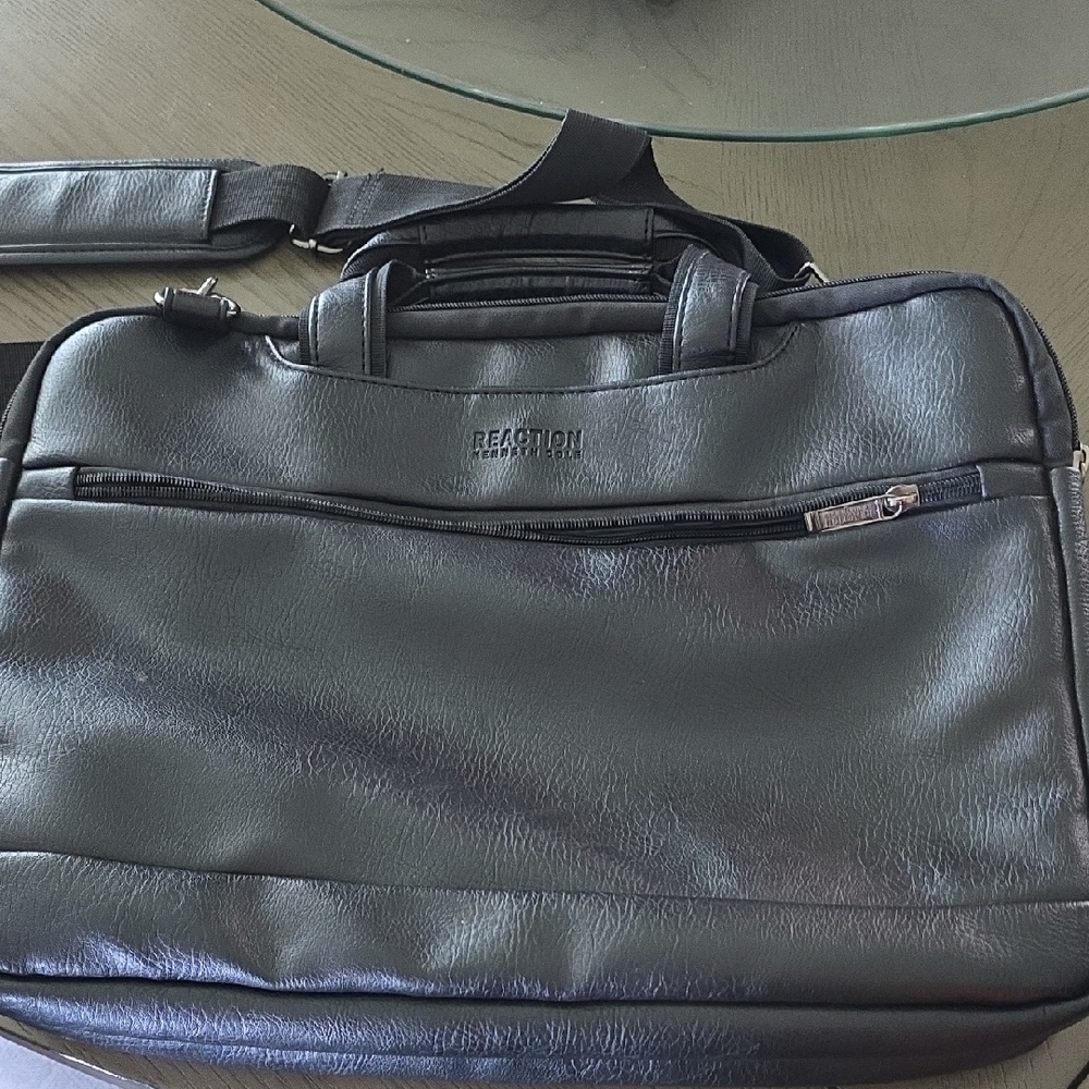 Black Leather Men's Bag